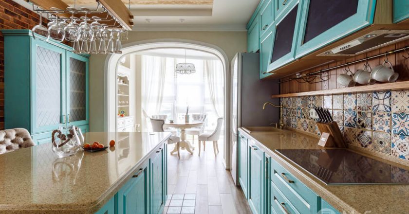Бирюзовая кухня: свежесть и изысканность в вашем доме