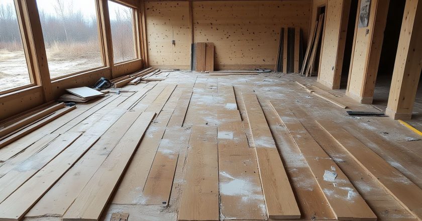 Черновой пол в студии: выбор материалов и технология укладки