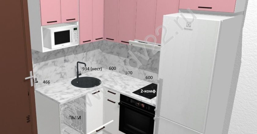 Дизайн угловой кухни в хрущевке: советы и идеи