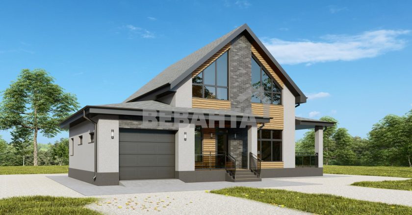 Фасады домов с мансардой: архитектурные решения и материалы для отделки