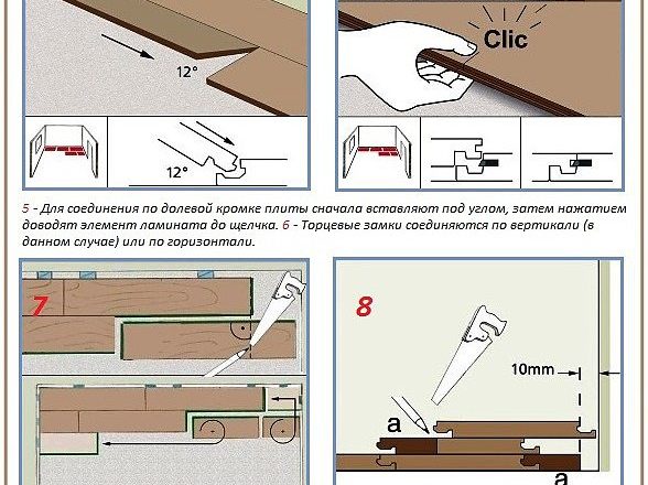 Как уложить ламинат на пол своими руками: пошаговая инструкция