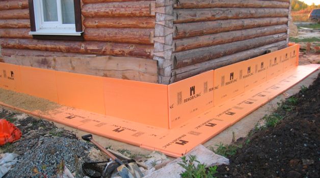 Как утеплить фундамент деревянного дома снаружи