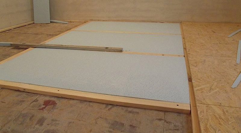 Как утеплить пол в квартире пенополистиролом