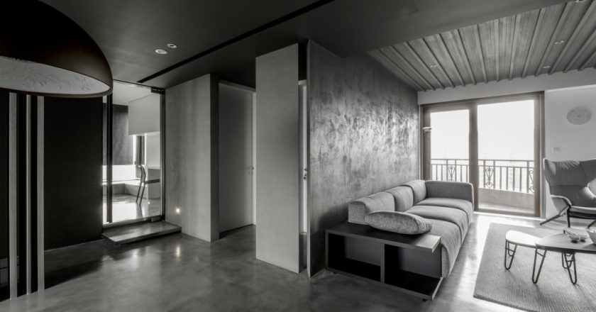 Крашеный бетонный пол в квартире: стильное и практичное решение