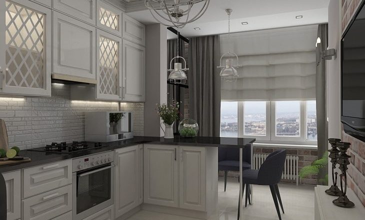 Кухня, совмещенная с балконом: идеи дизайна и планировки