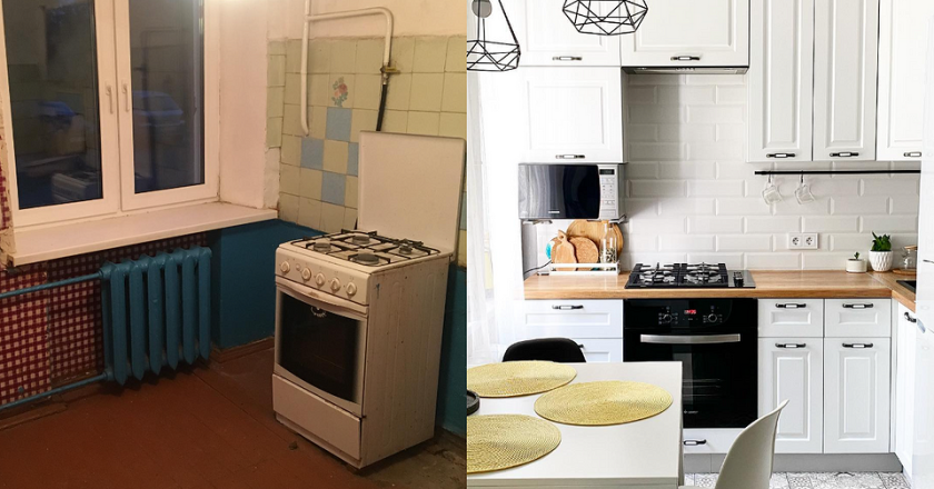 Кухня в хрущевке: преображение пространства