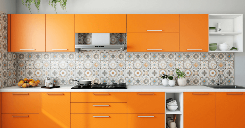 Оранжевый цвет в интерьере кухни: создаем солнечное настроение